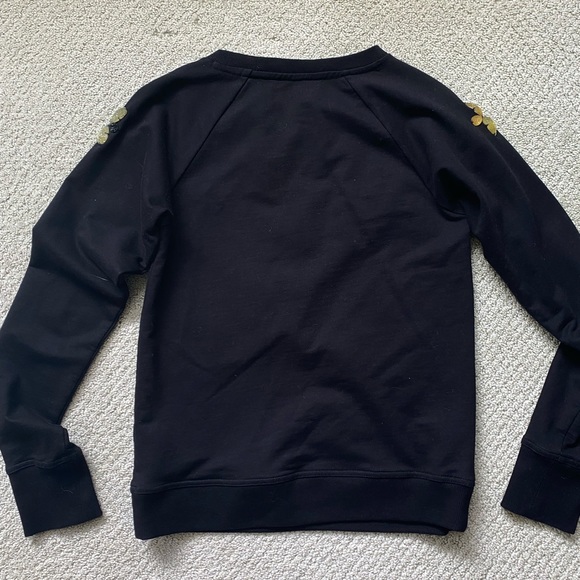 Needle & Thread Black Pullover Sweatshirt - Picture 3 of 7